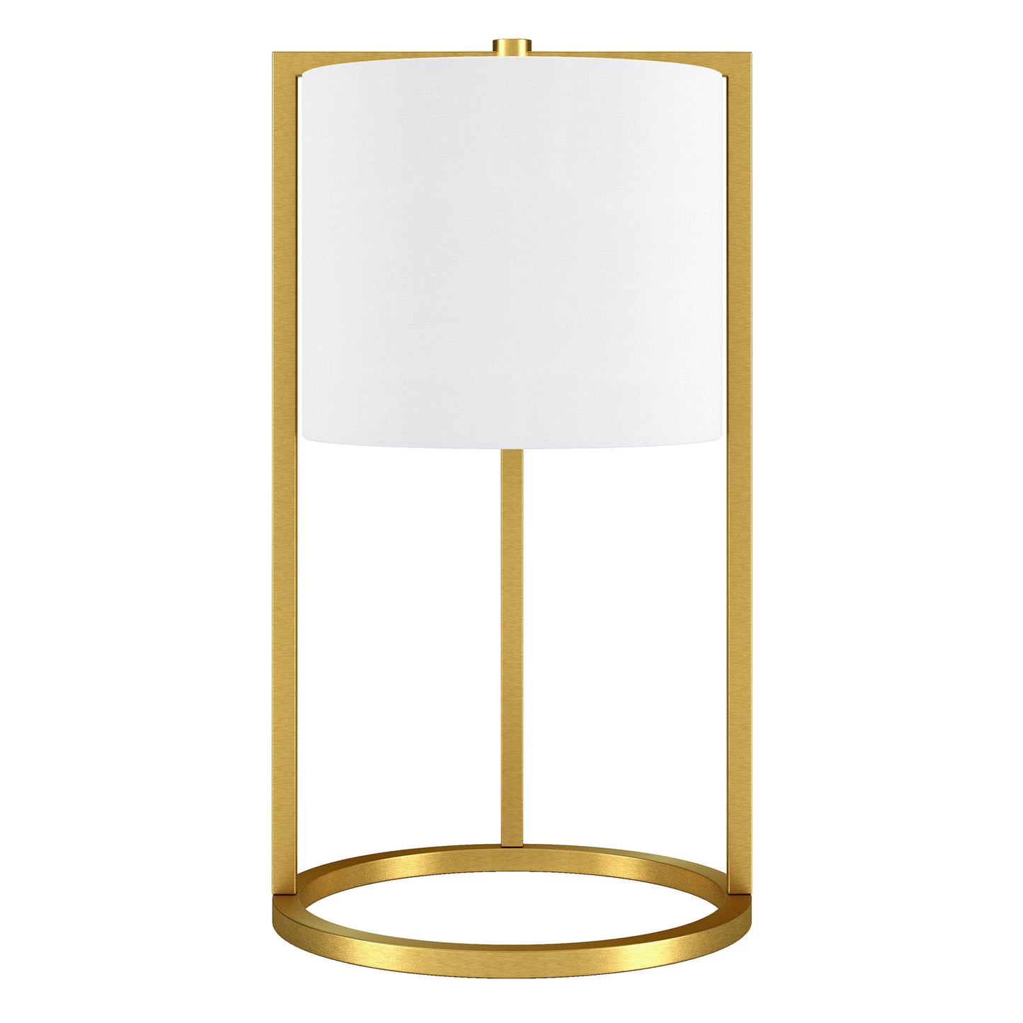 Brass Table Lamp w/ Shade