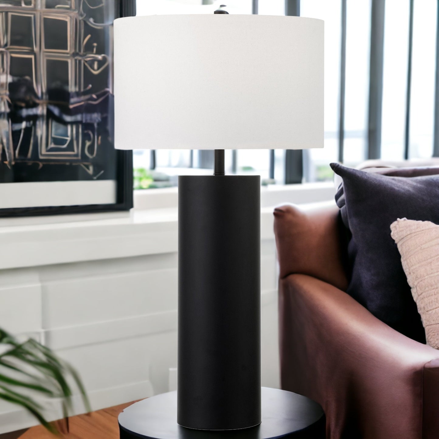 Black Table Lamp w/ Shade