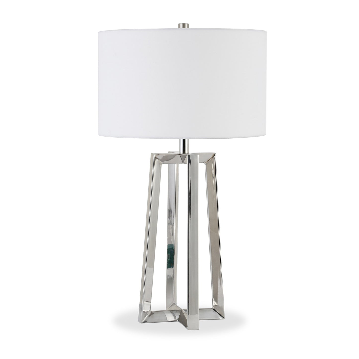 Nickel Table Lamp w/ Shade