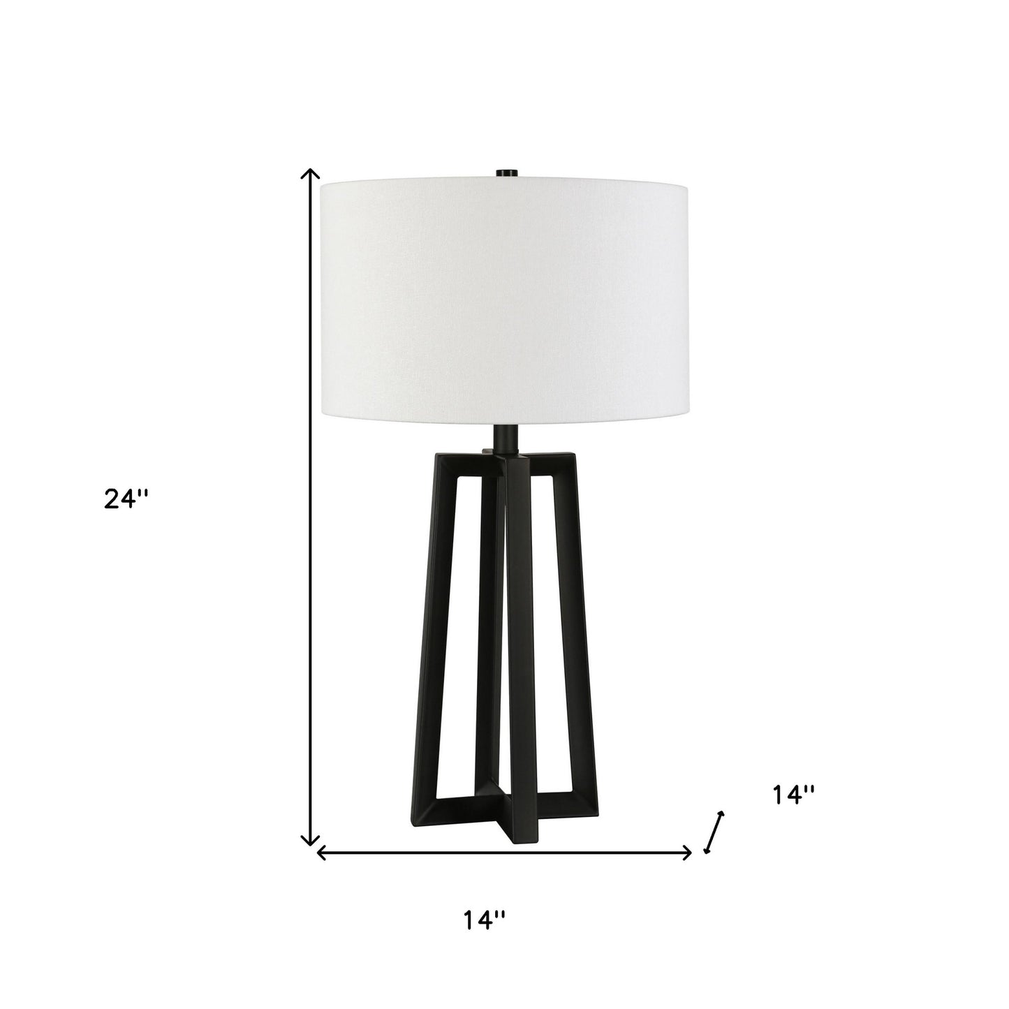 Black Table Lamp w/ Shade