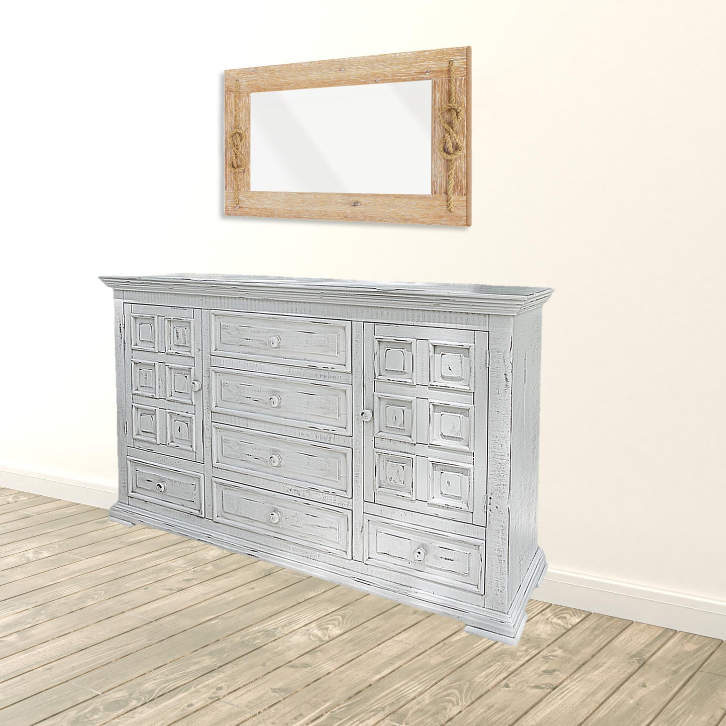 White Mdf Dresser