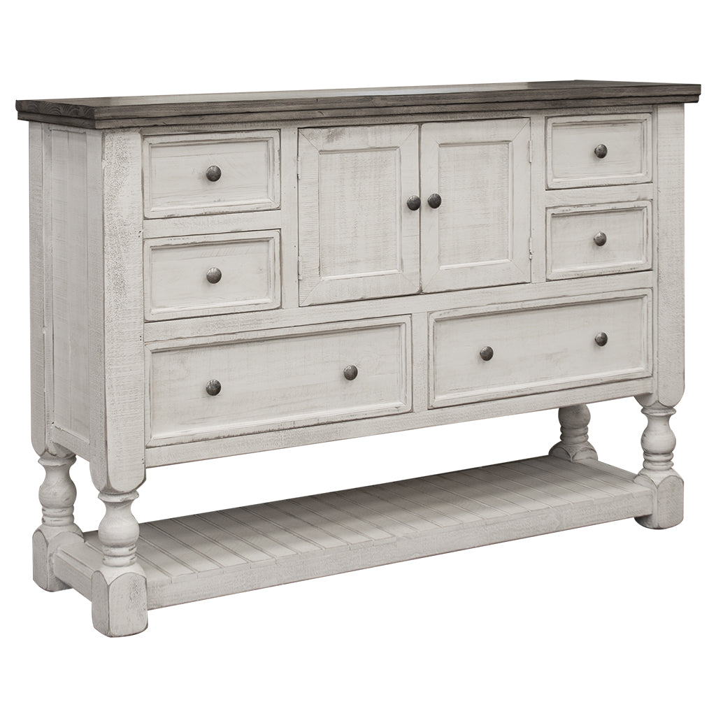Black And Brushed Bronze Dresser