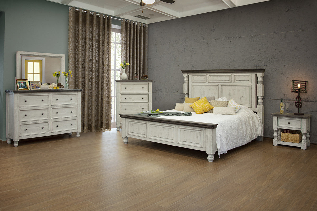 Black MDF 5-Drawer Standard Chest