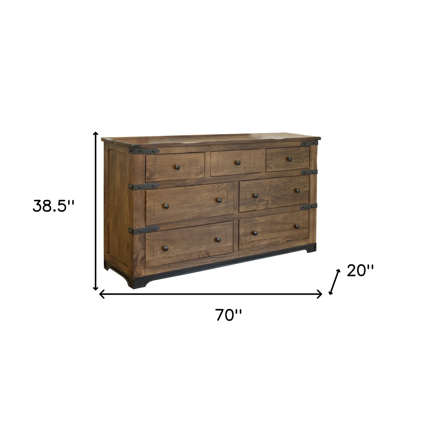 Black Crocodile Mdf Dresser