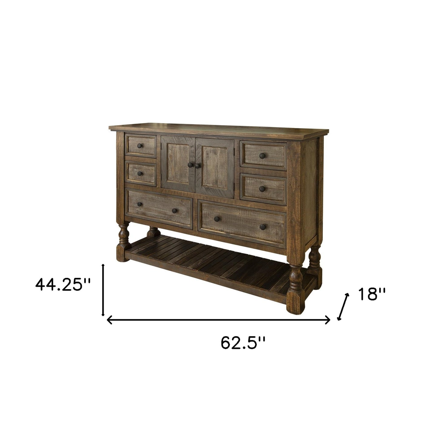 Dark Aged Oak Dresser Or TV Stand
