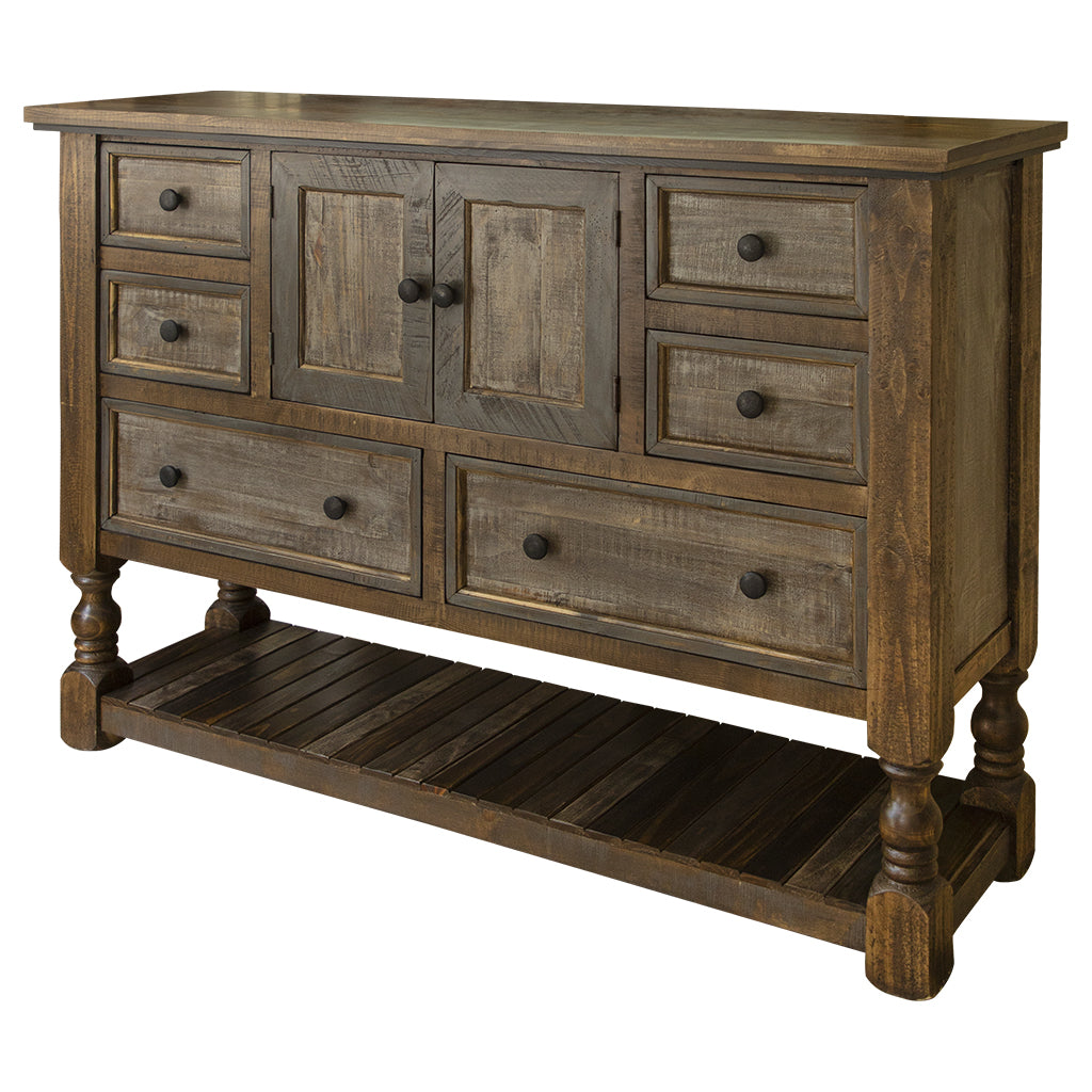 Dark Aged Oak Dresser Or TV Stand