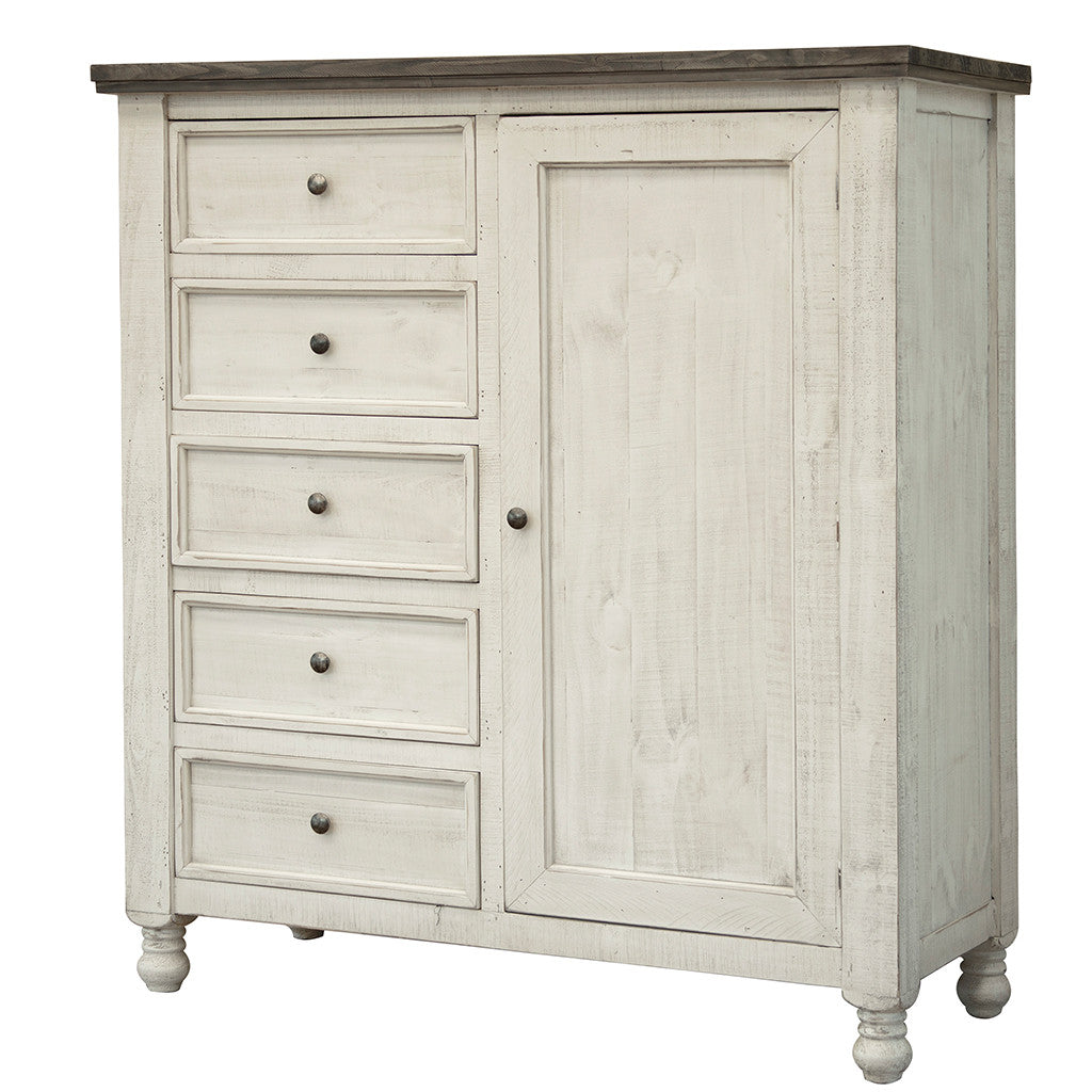 Minimalist White 6 Drawer Dresser