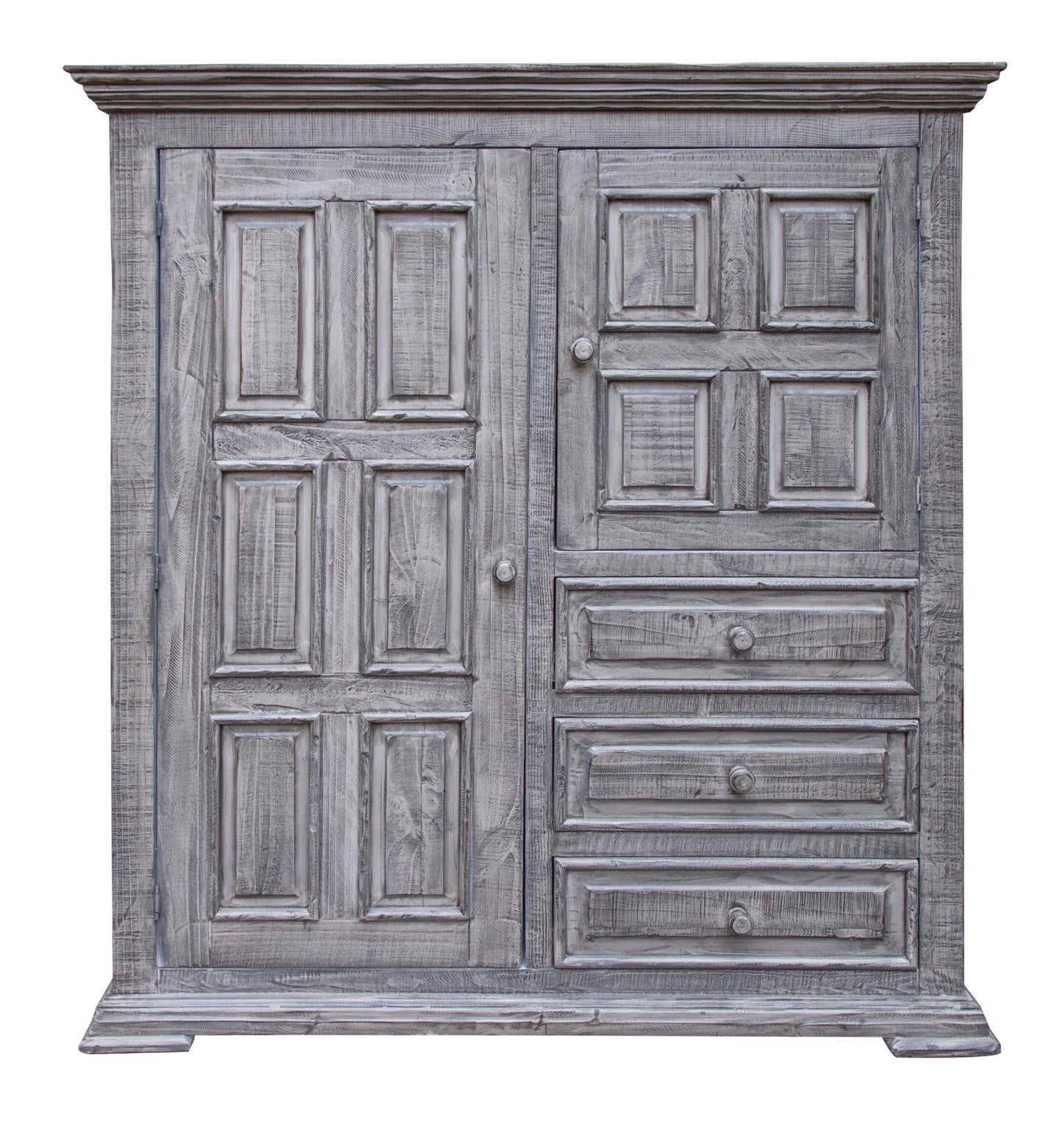 White 6-Drawer Double Dresser