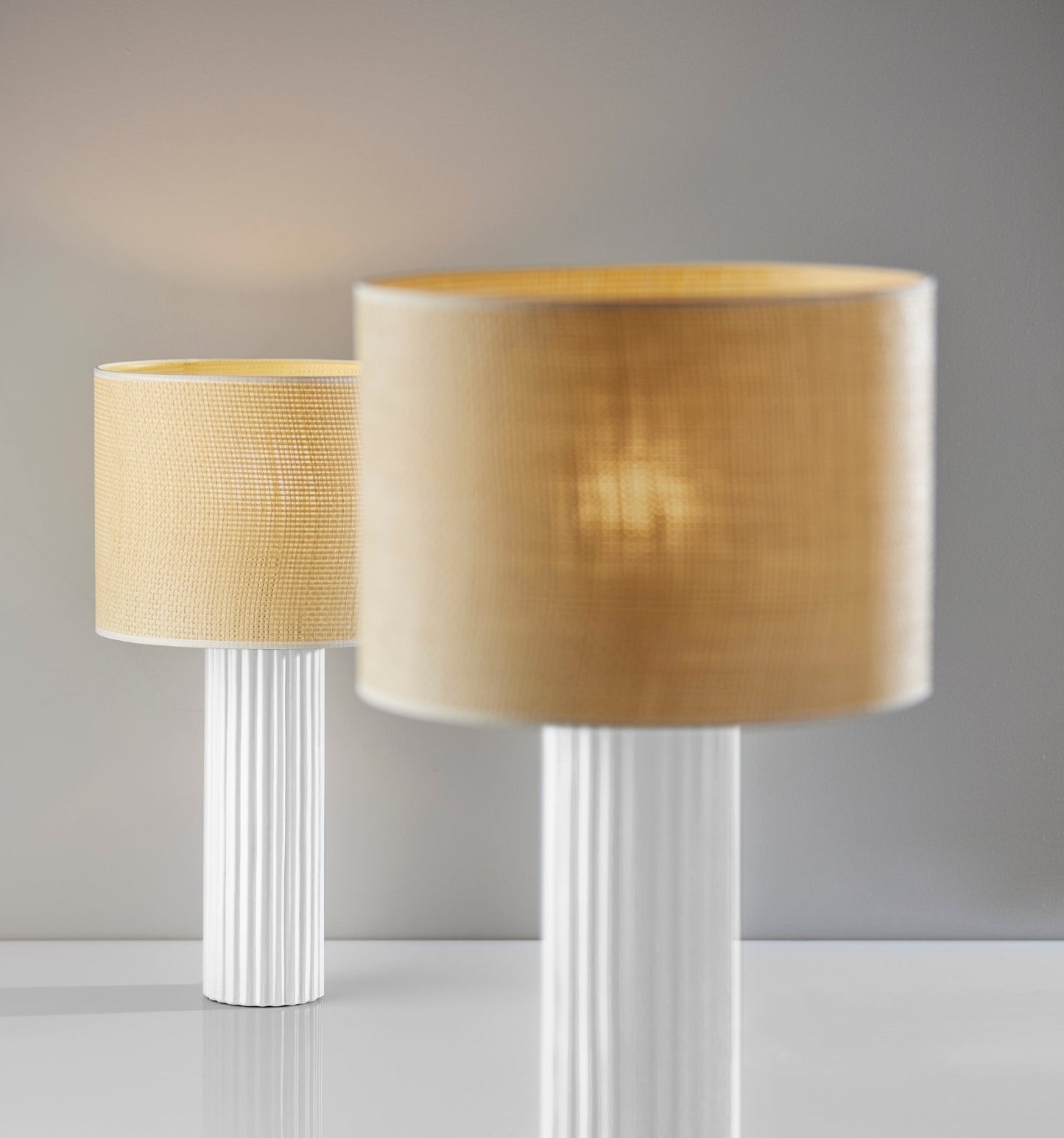 White Table Lamp w/ Shade