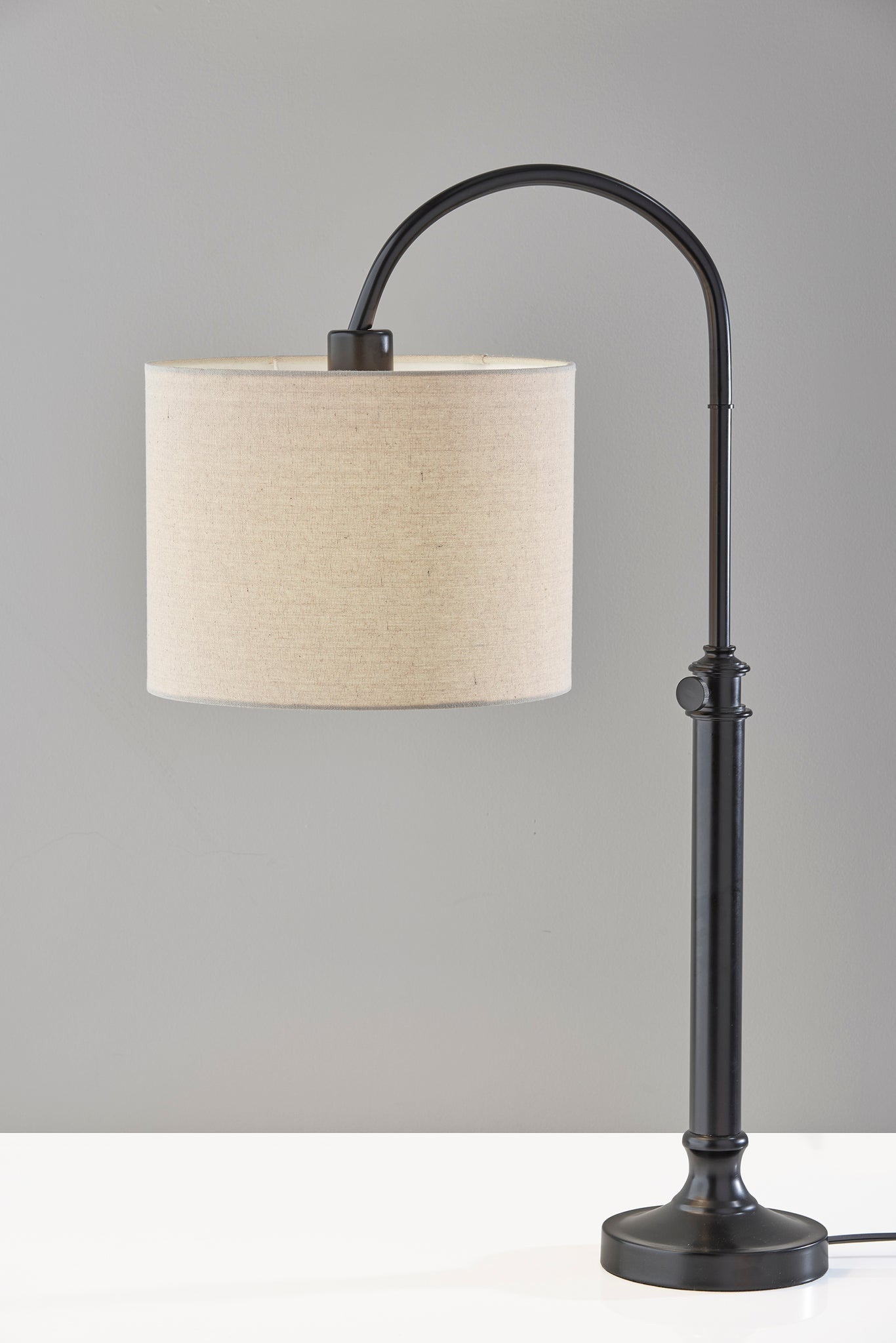 Black Adjustable Lamp w/ Shade