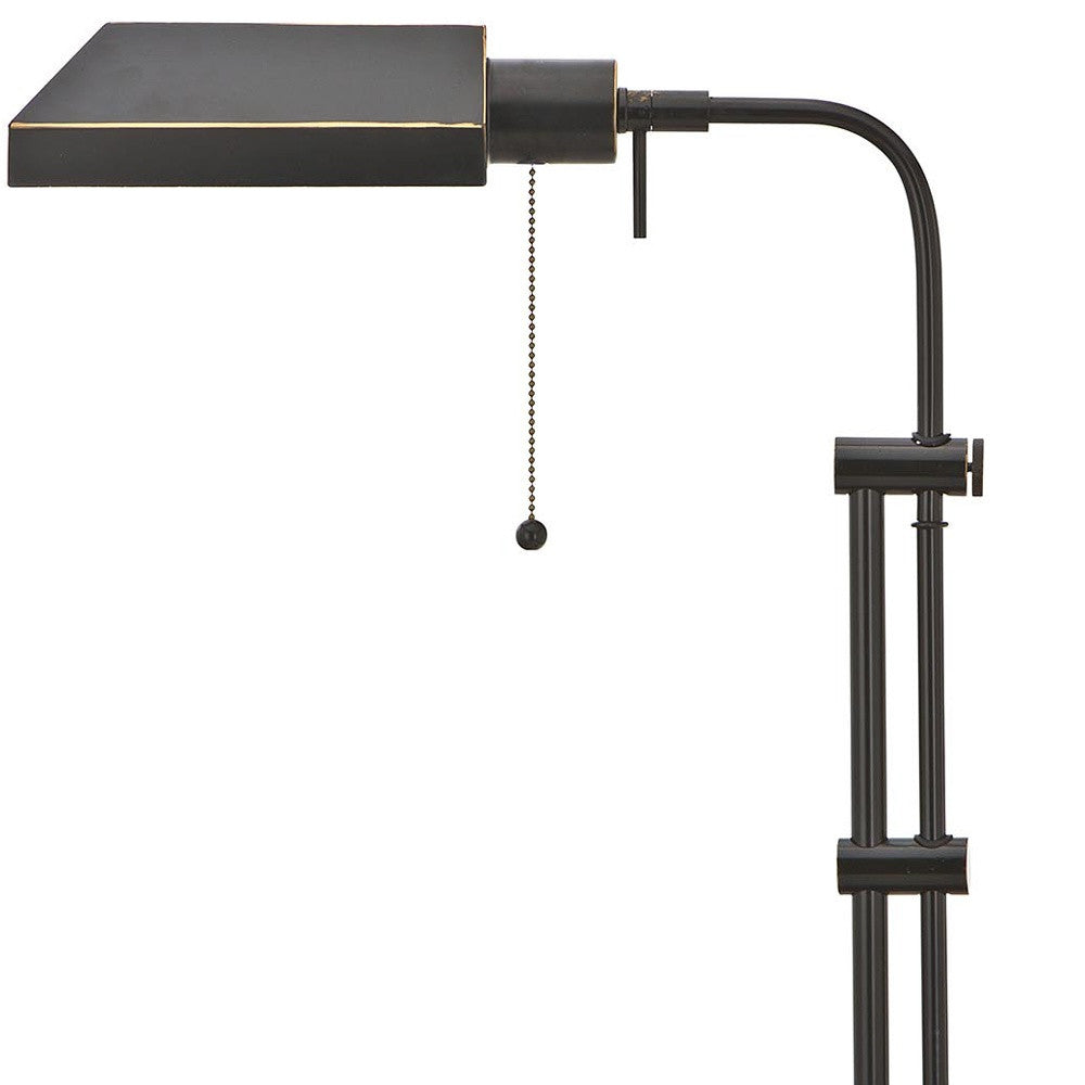 Bronze Adjustable Table Lamp w/ Bronze Shade