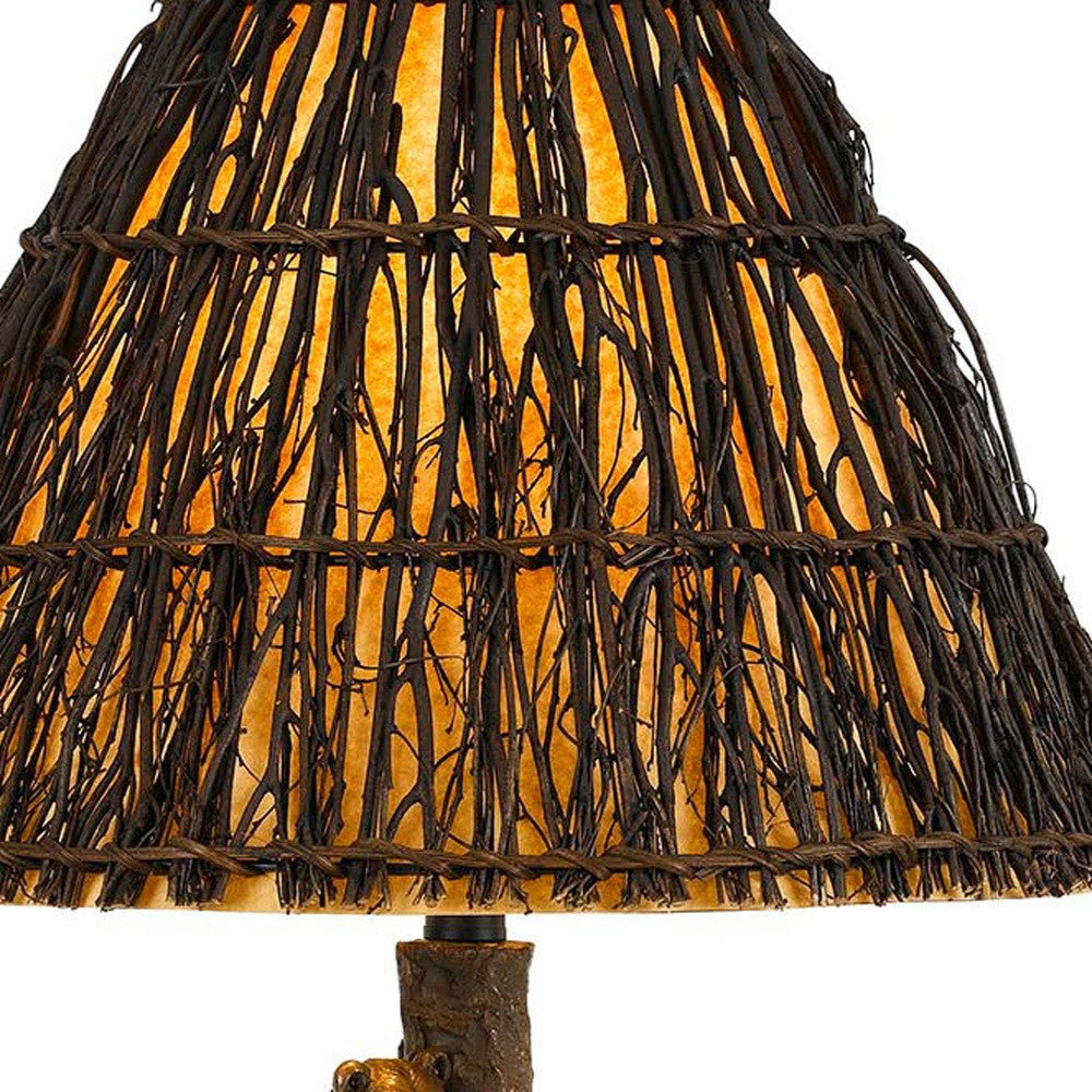 Bronze Table Lamp w/ Shade