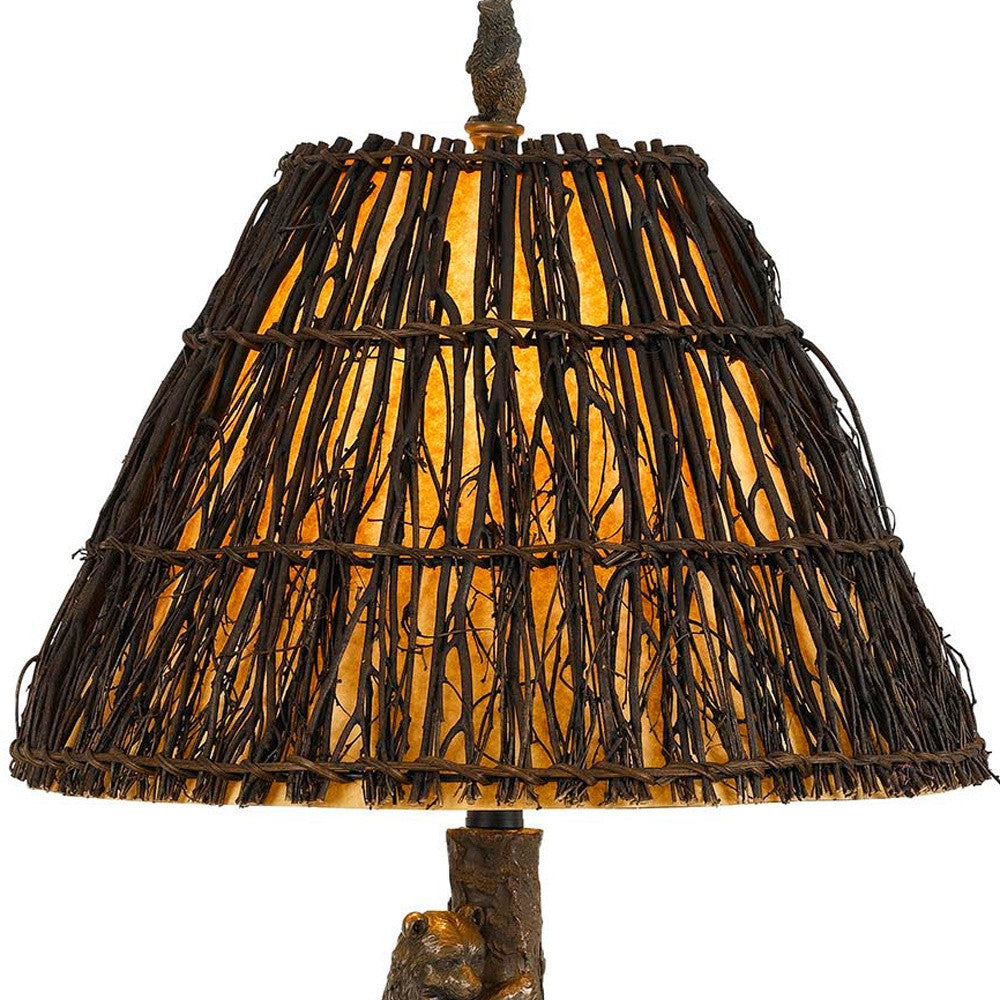 Bronze Table Lamp w/ Shade
