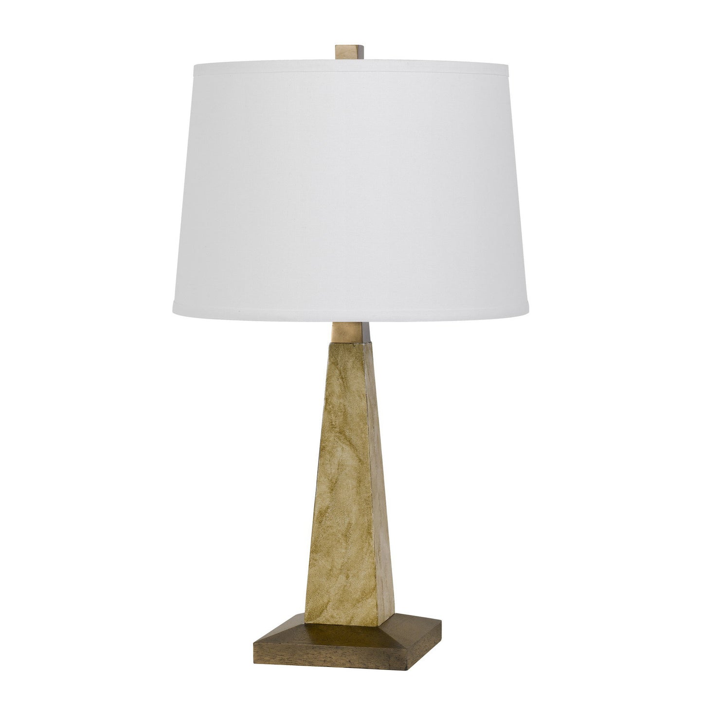 Brown Table Lamp w/ Off Shade