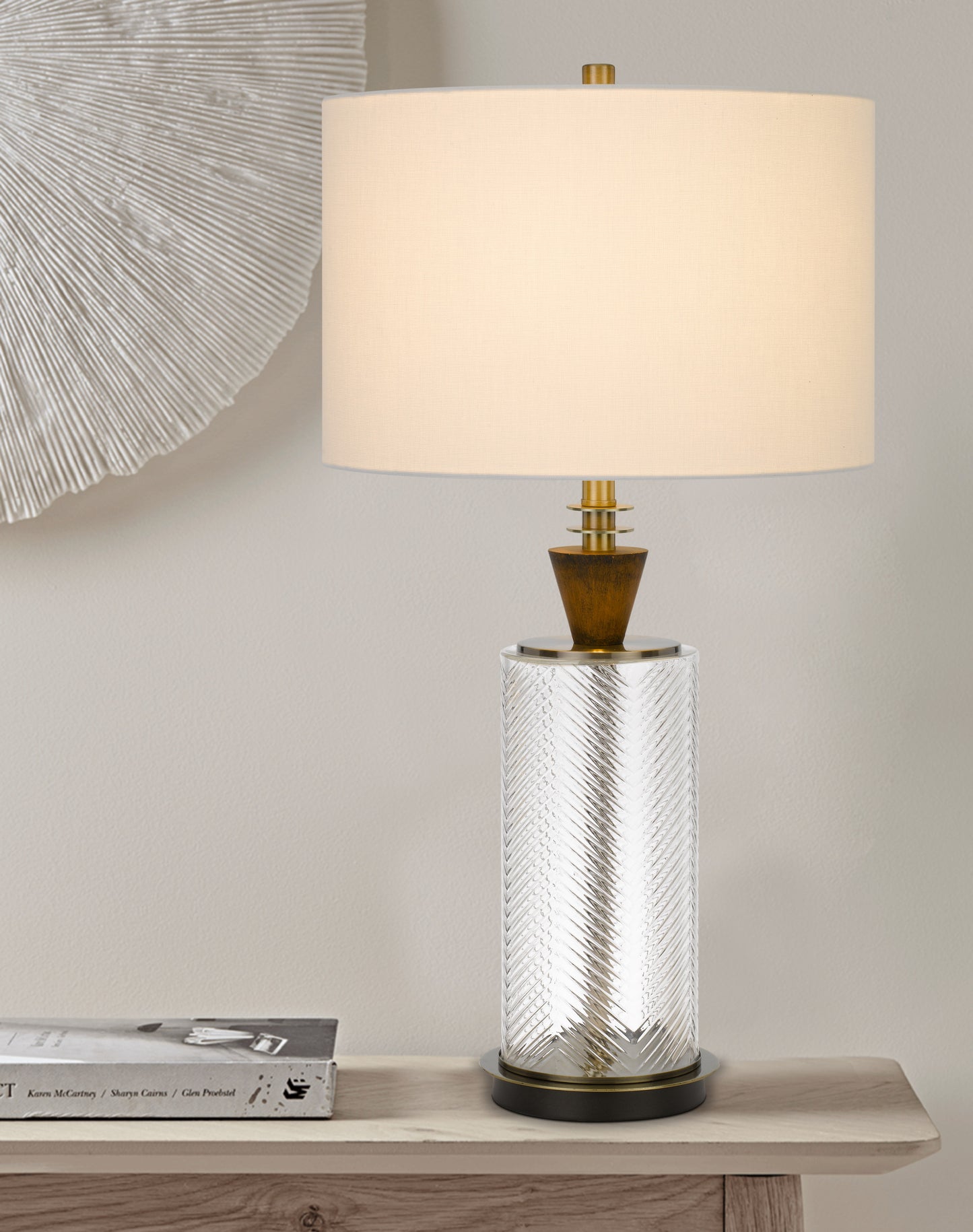 Clear Table Lamp w/ Shade