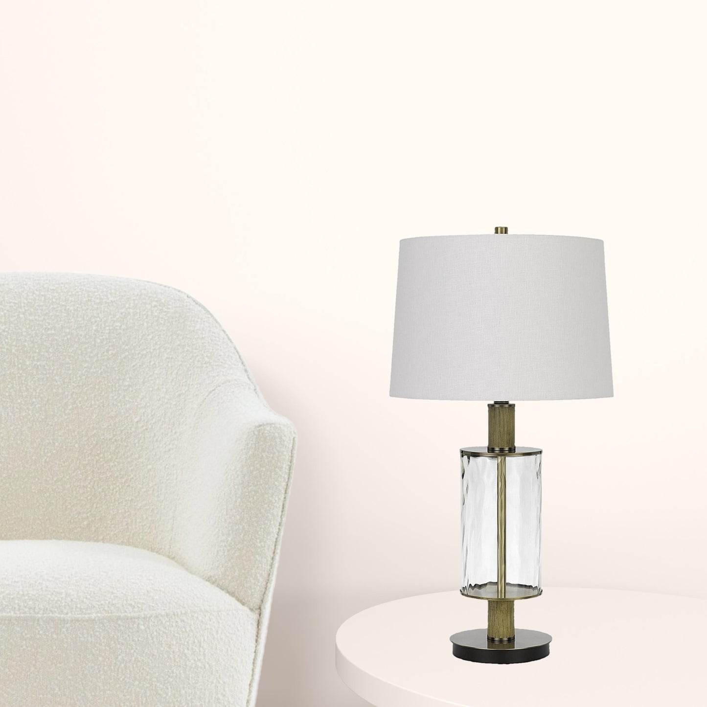 Clear Table Lamp w/ Shade