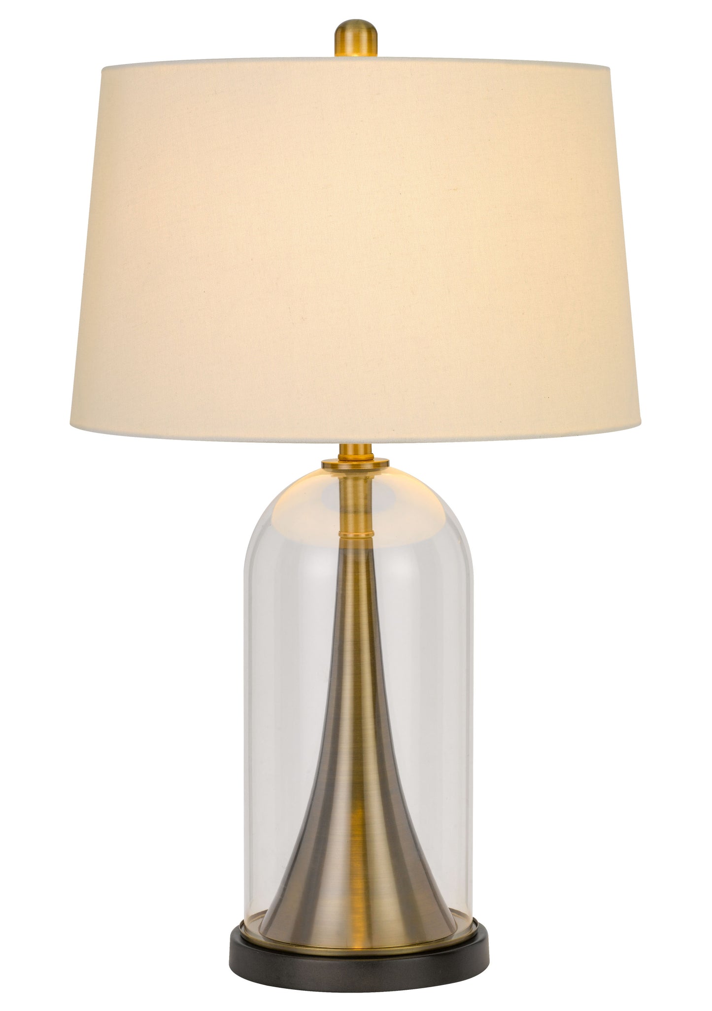 Clear Table Lamp w/ Shade