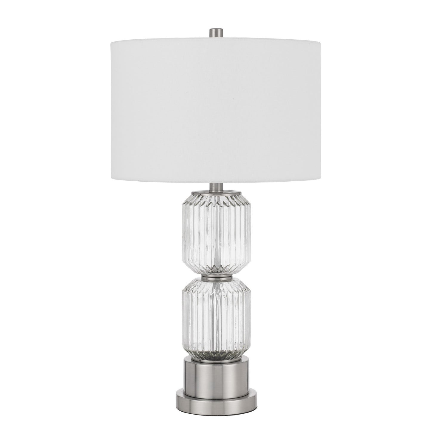 Nickel Table Lamp w/ Shade