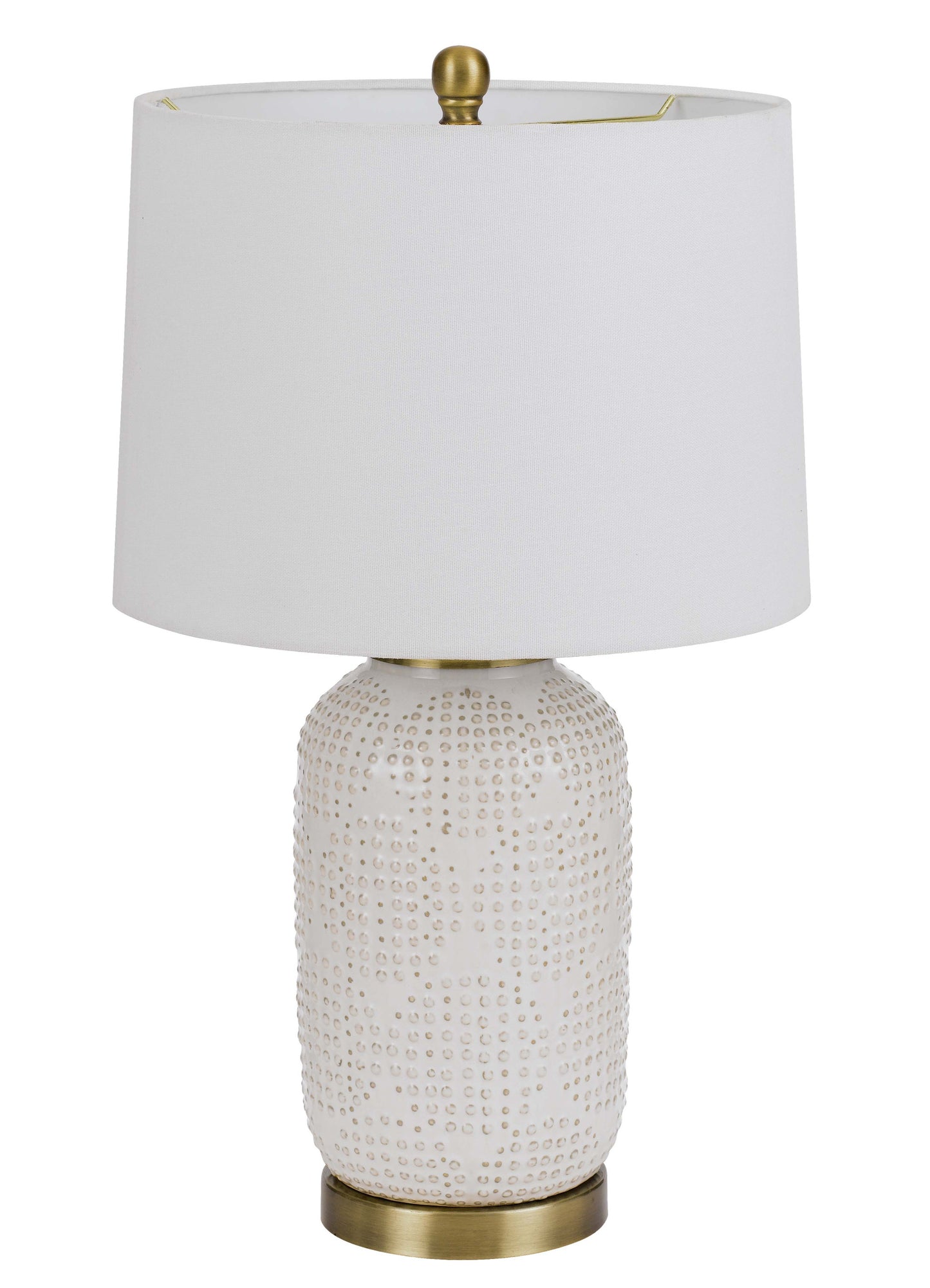 Ivory Table Lamp w/ Shade
