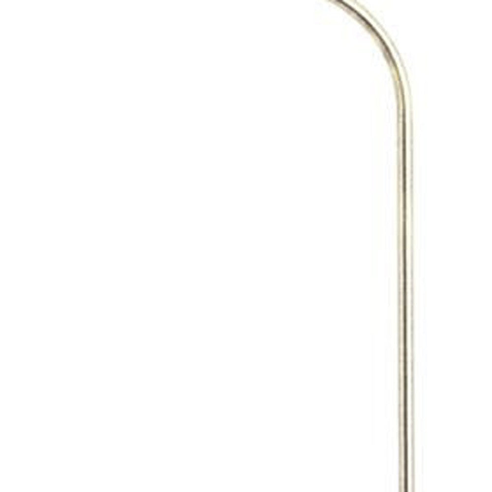 Nickel Adjustable Floor Lamp w/ Shade