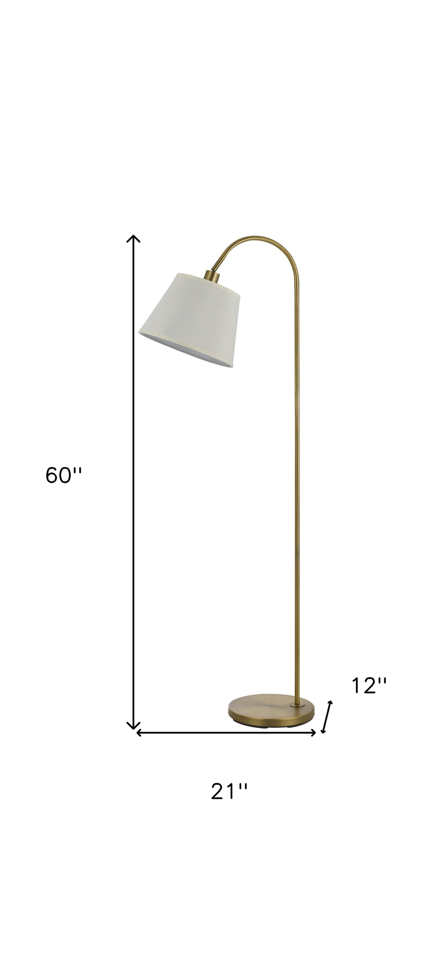Bronze Floor Lamp w/ Shade