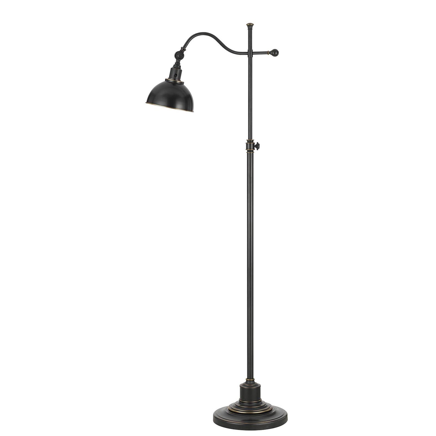 Bronze Adjustable Floor Lamp w/ Shade