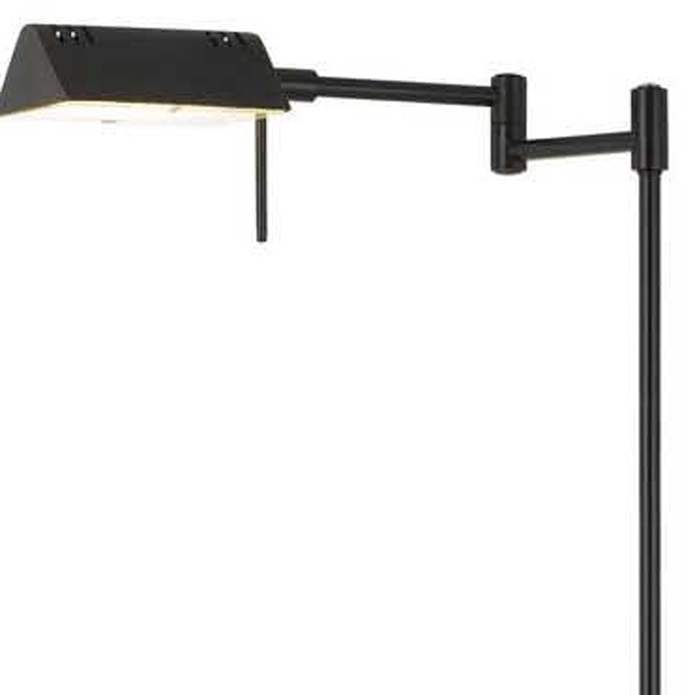 Bronze Adjustable Swing Arm Floor Lamp