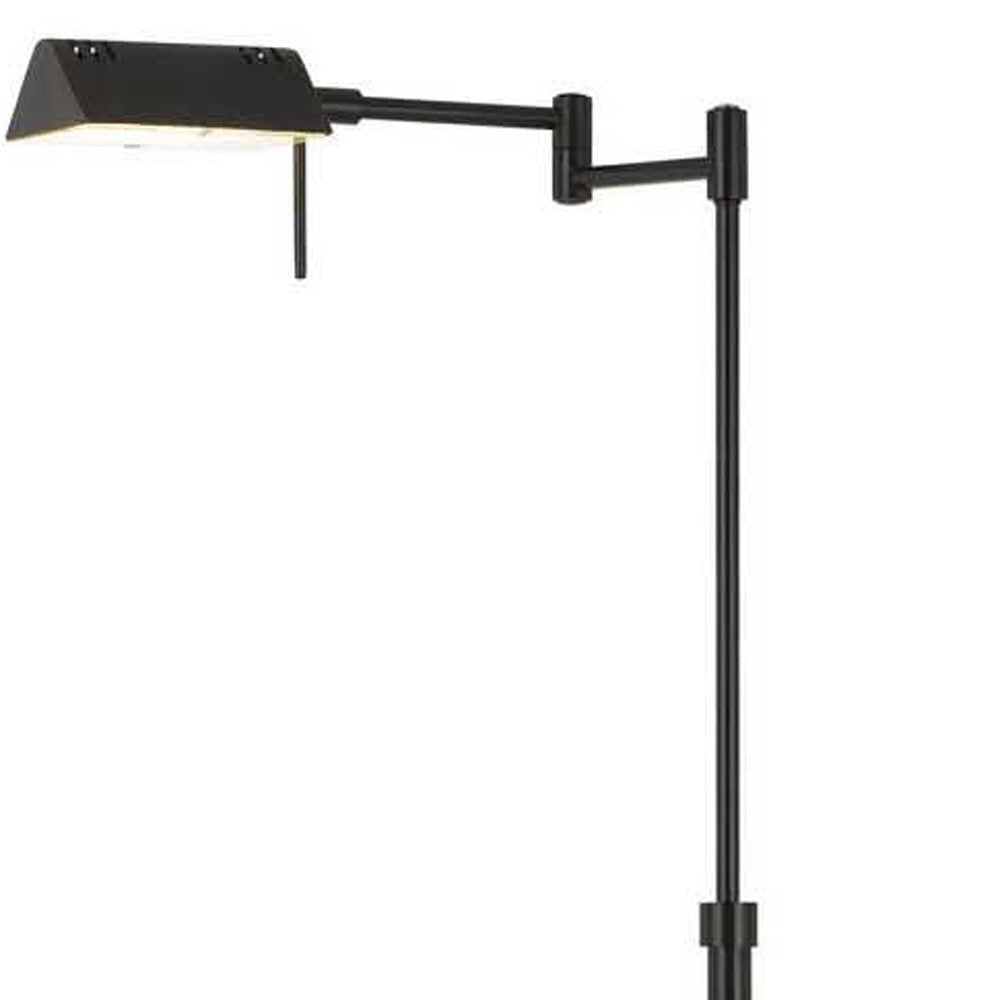 Bronze Adjustable Swing Arm Floor Lamp