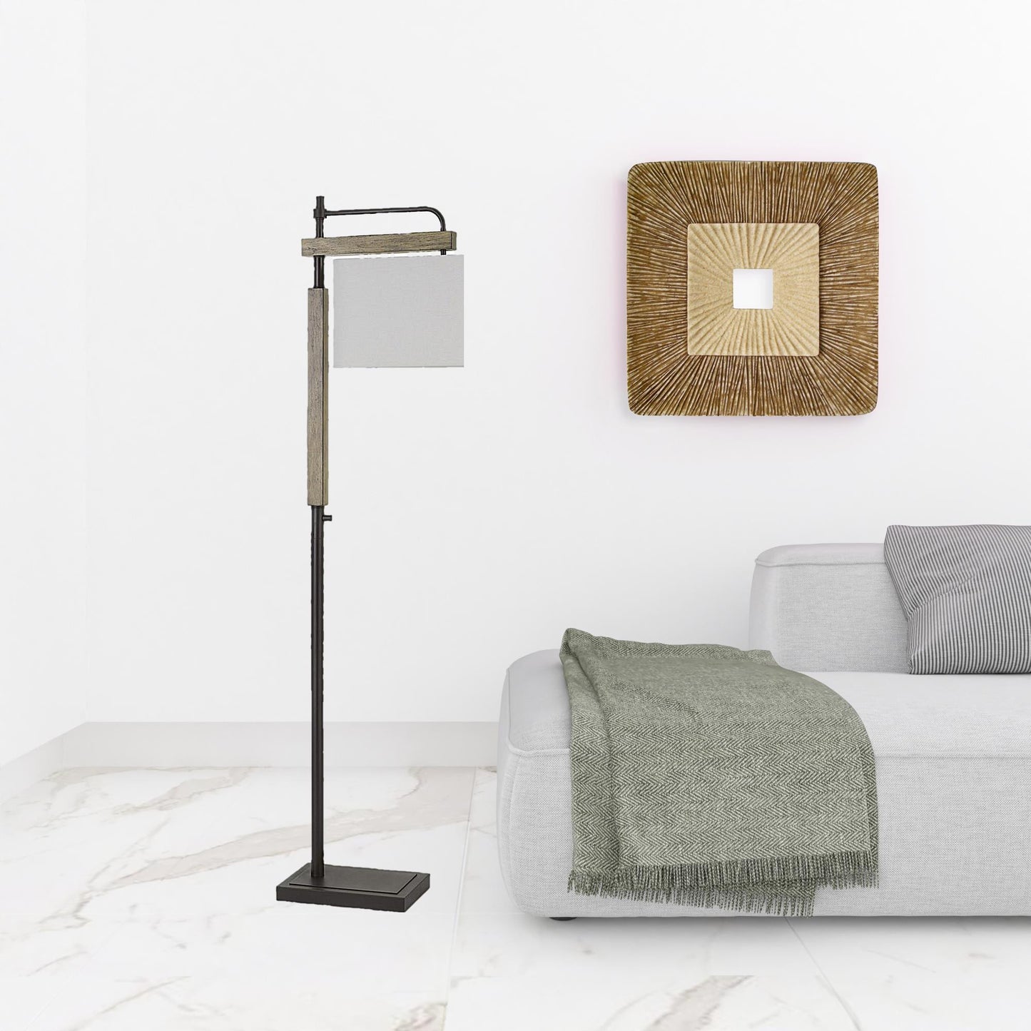Bronze Floor Lamp w/ Shade