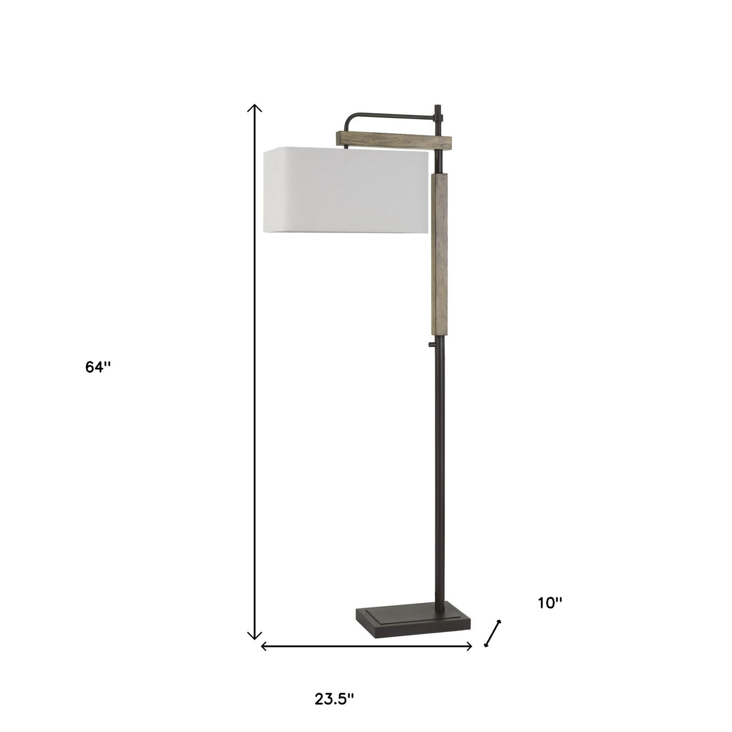 Bronze Floor Lamp w/ Shade