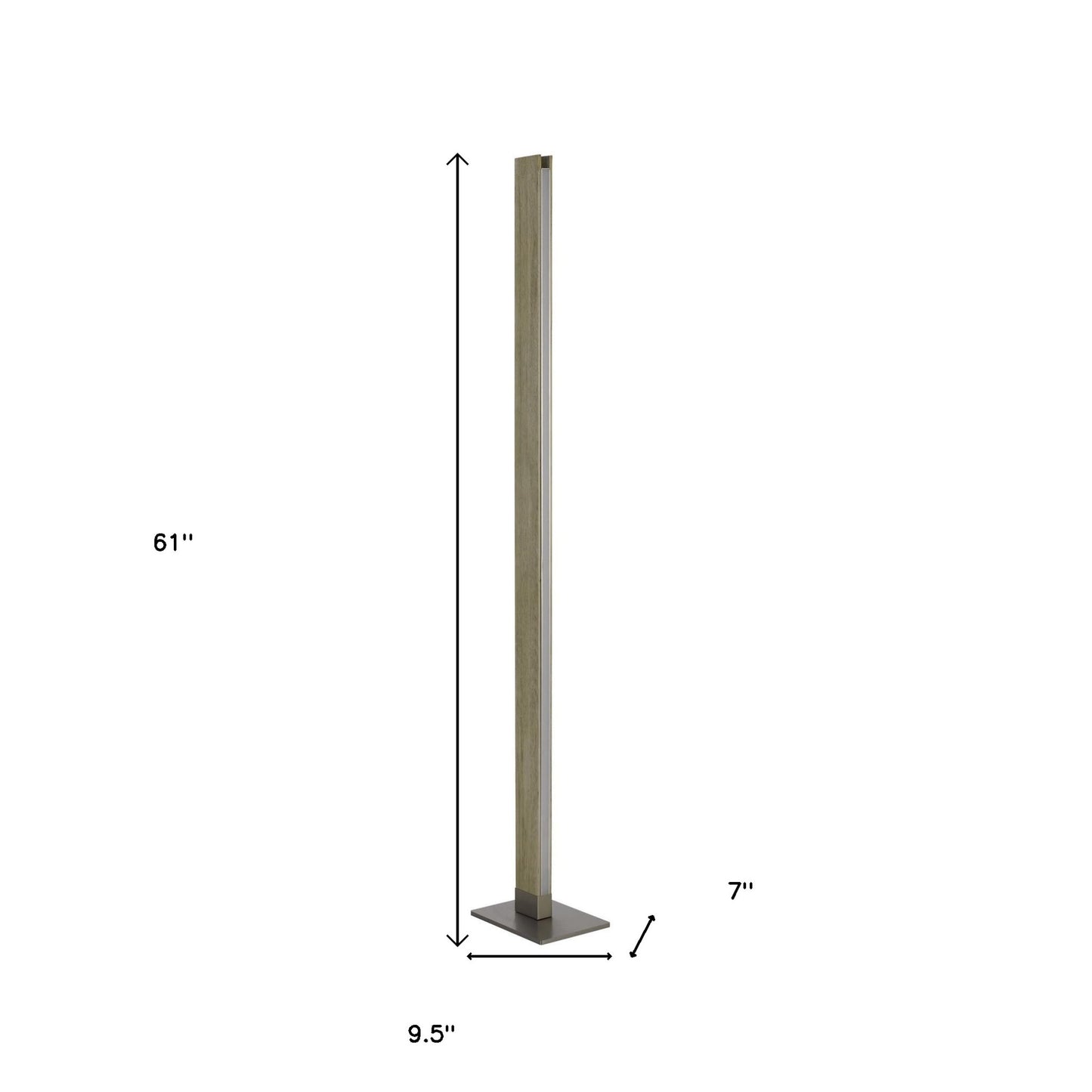 Brown Floor Lamp