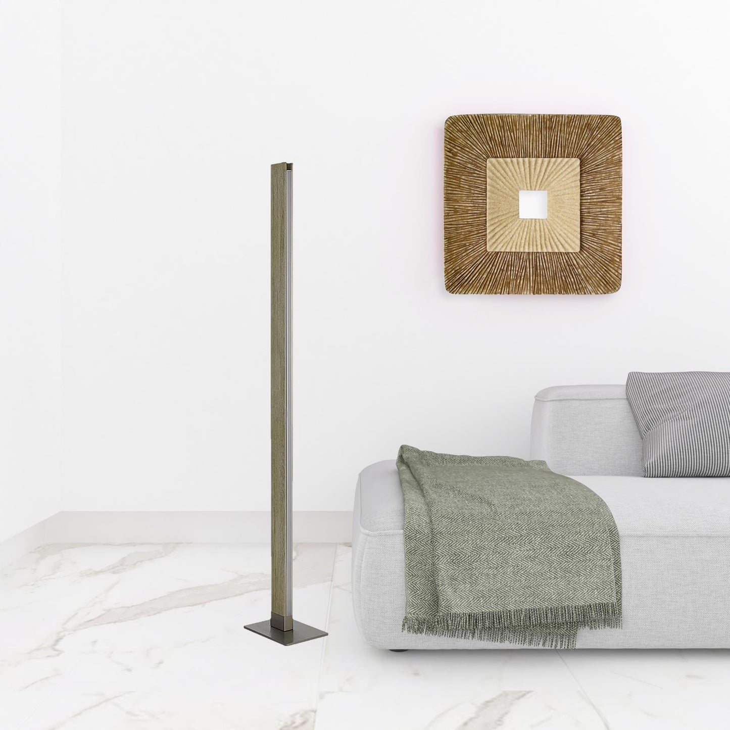 Brown Floor Lamp