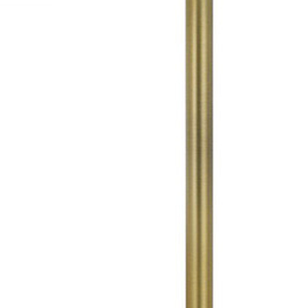 Nickel Tray Table Floor Lamp w/ Shade