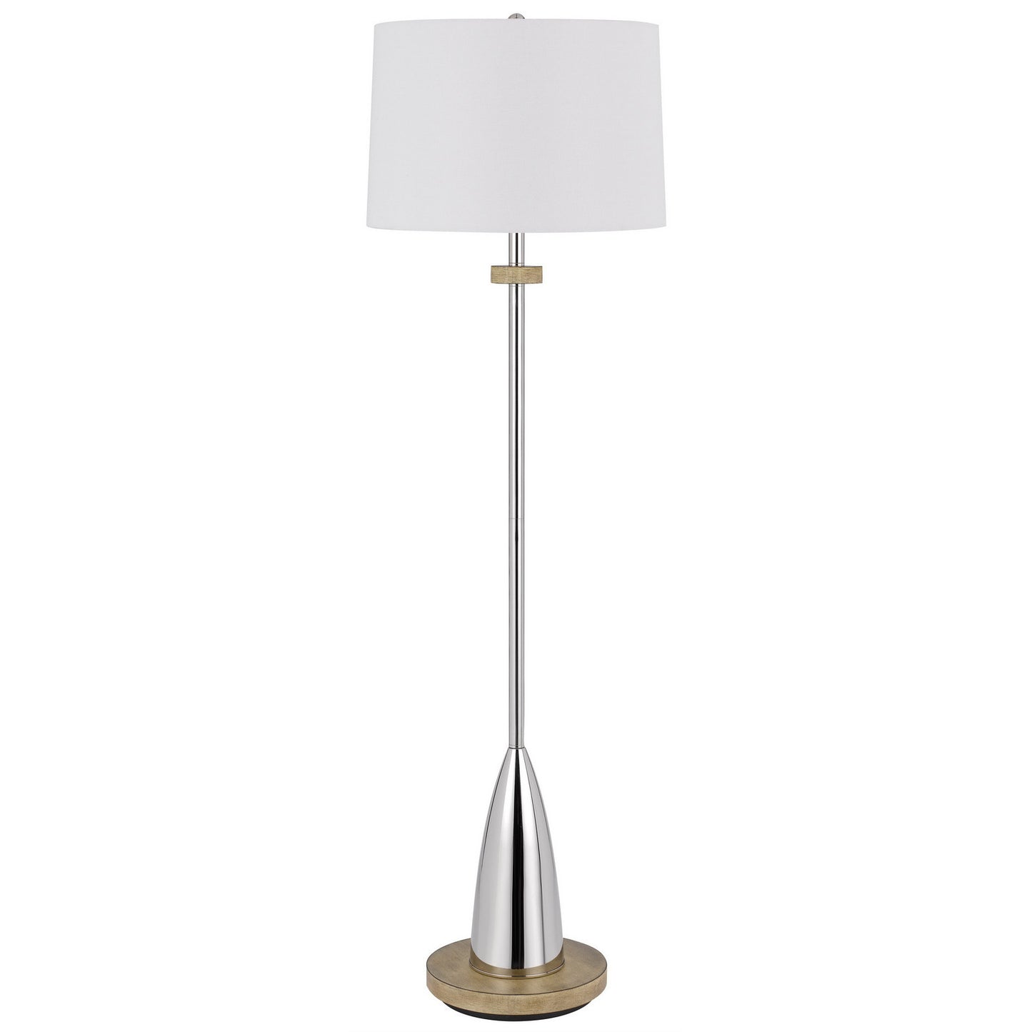 Chrome Floor Lamp w/ Shade