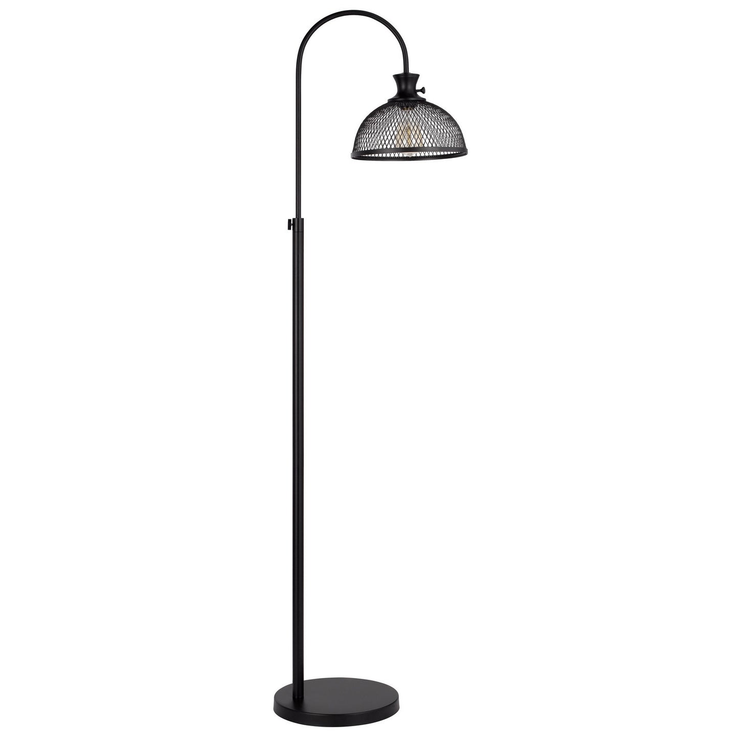 Black Adjustable Floor Lamp w/ Shade