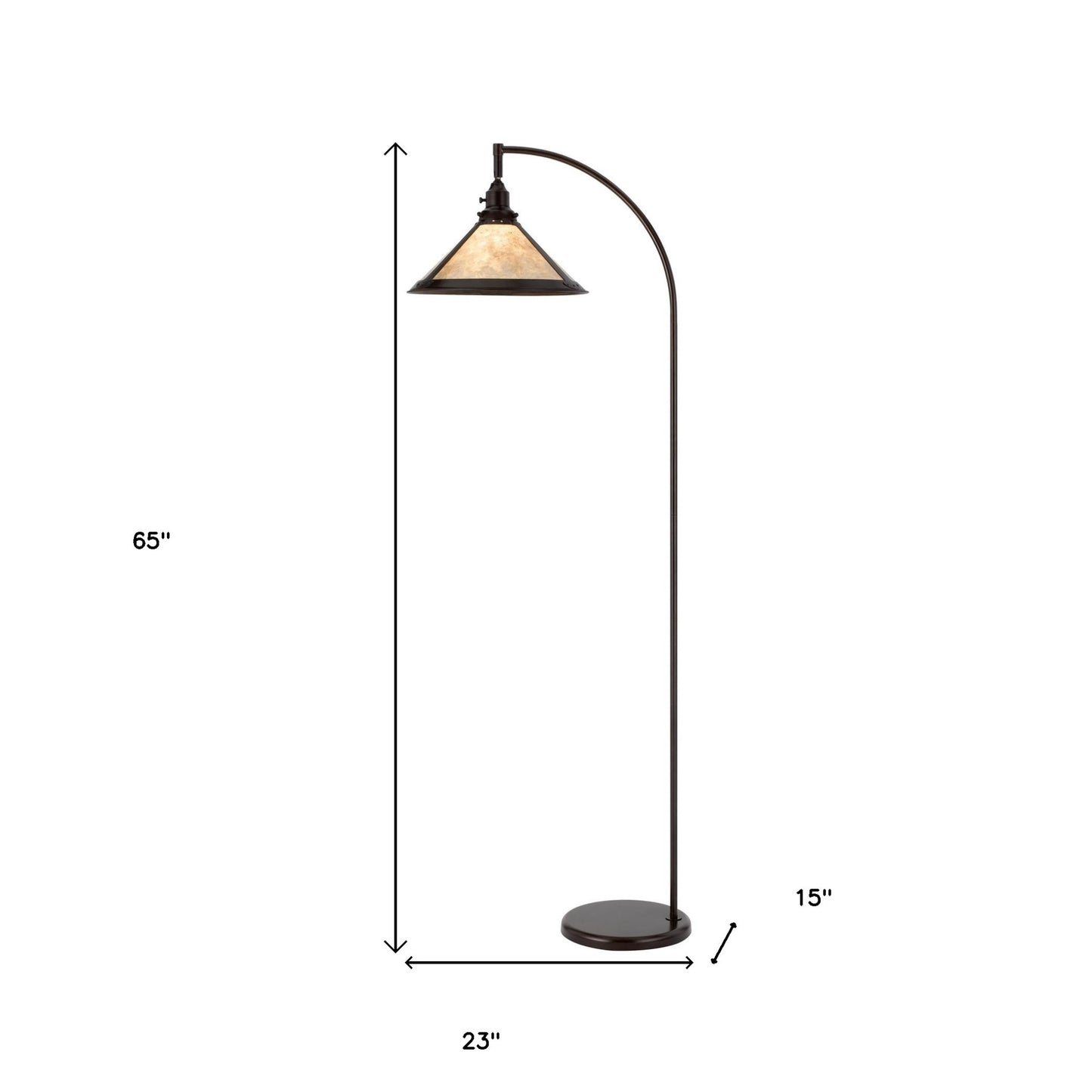 Bronze Floor Lamp w/ Shade