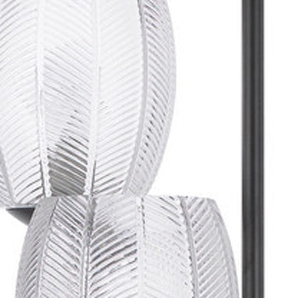 Black 3-Light Floor Lamp w/ Shade