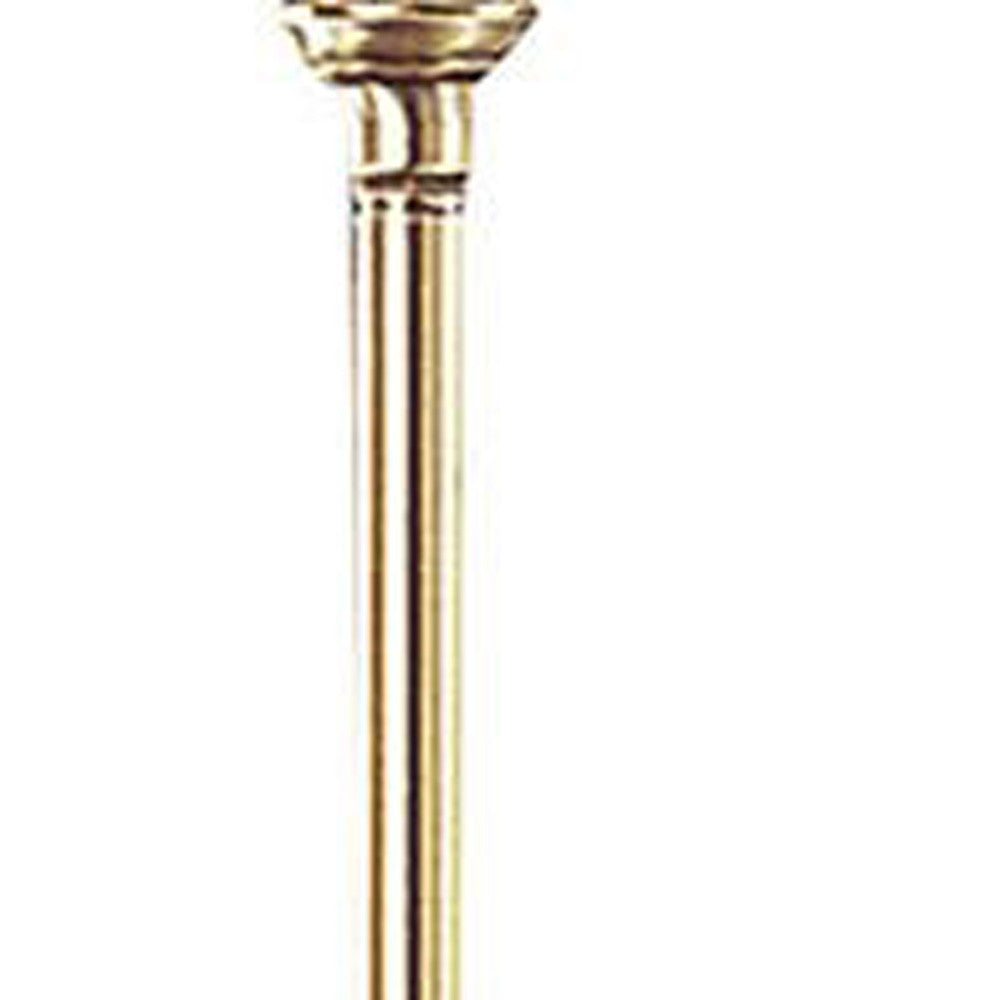 Bronze Swing Arm Floor Lamp w/ Shade
