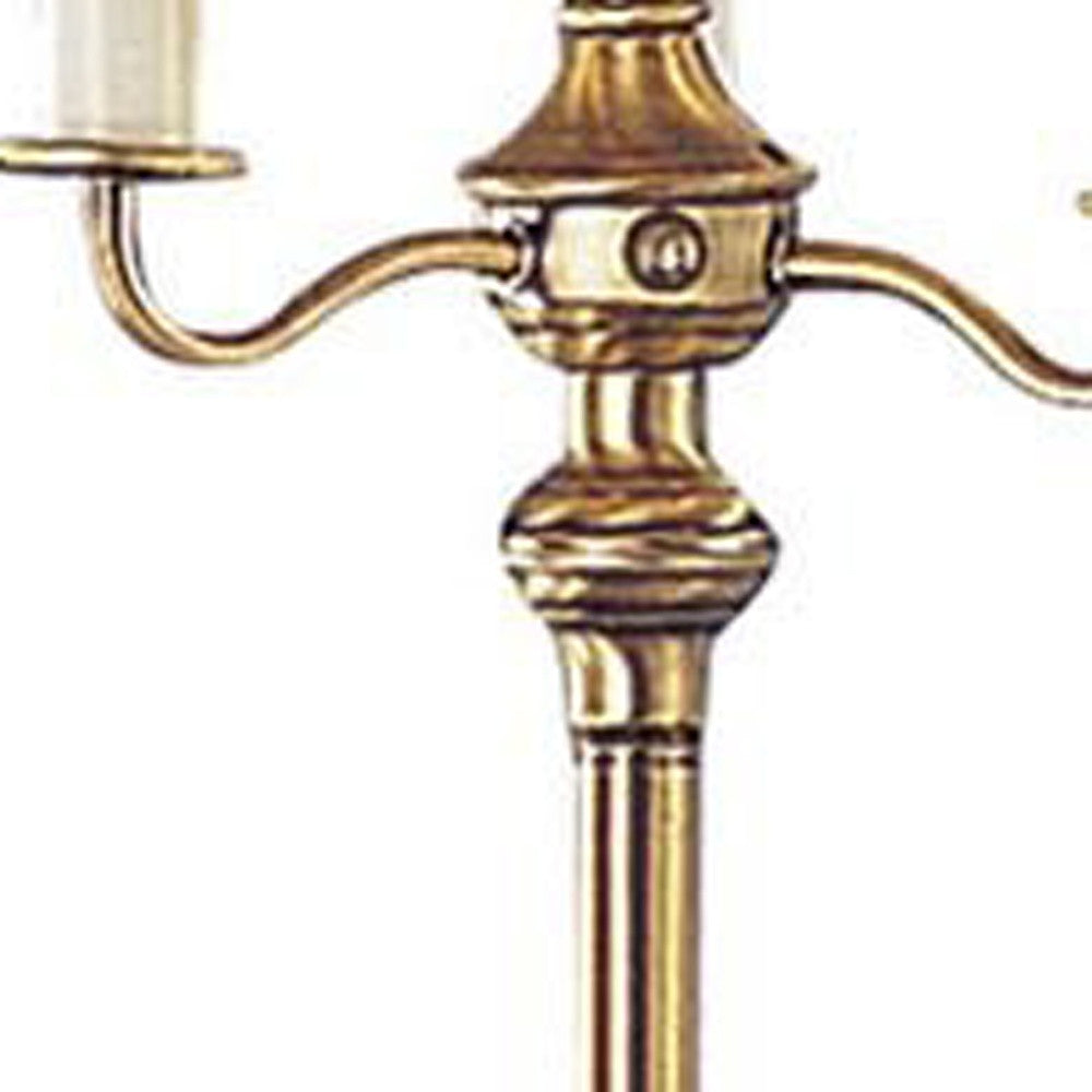 Bronze 4-Light Floor Lamp w/ Shade