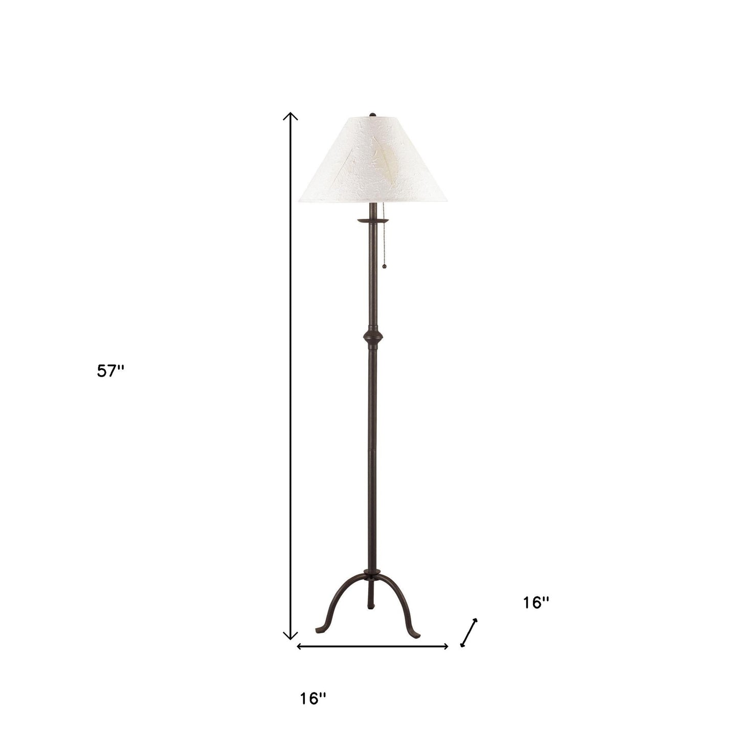 Black Floor Lamp w/ Shade