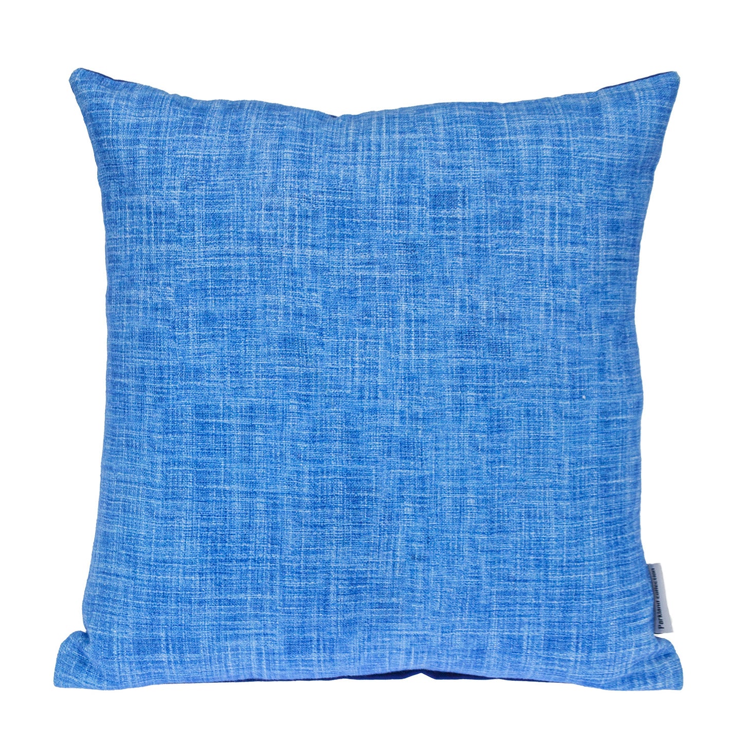 Blue Weave Cotton Pillow