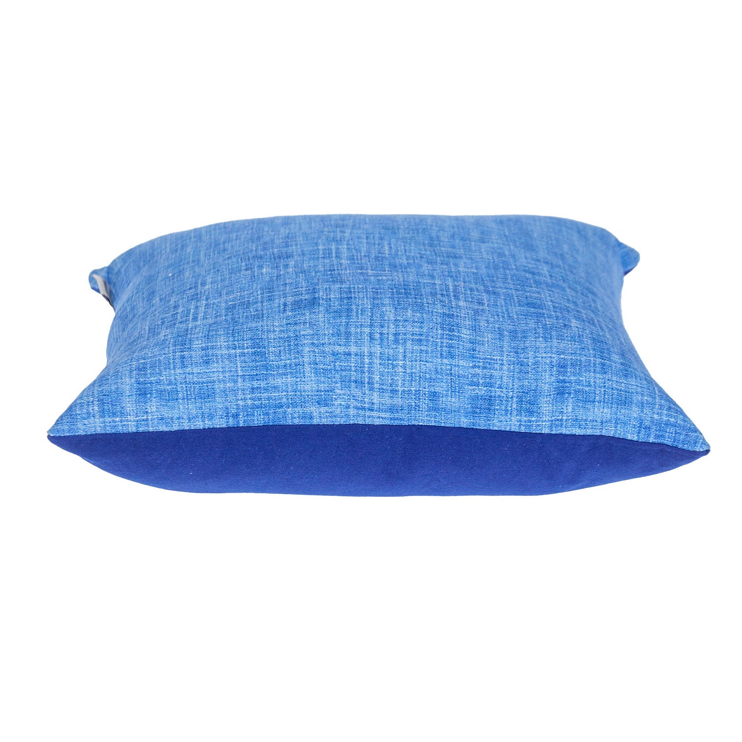 Blue Weave Cotton Pillow
