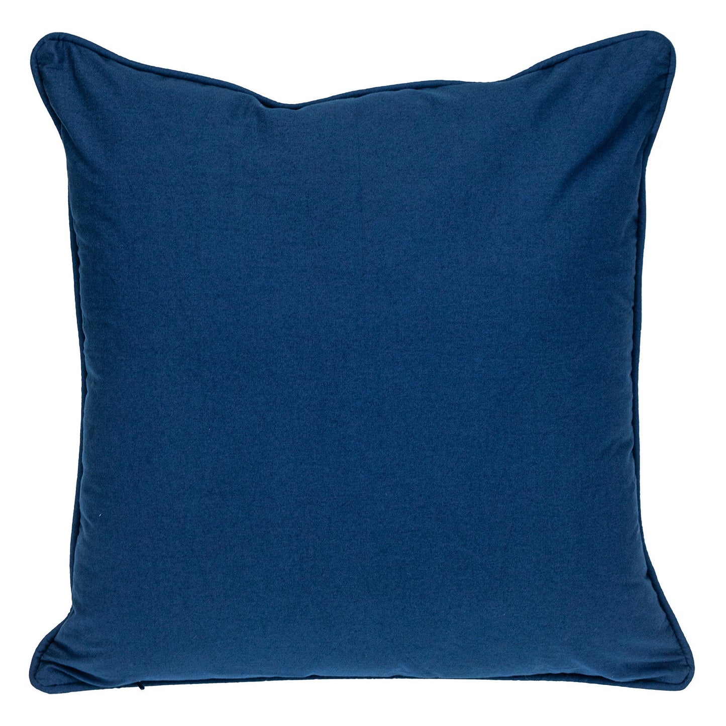 Blue & White Geometric Cotton Pillow
