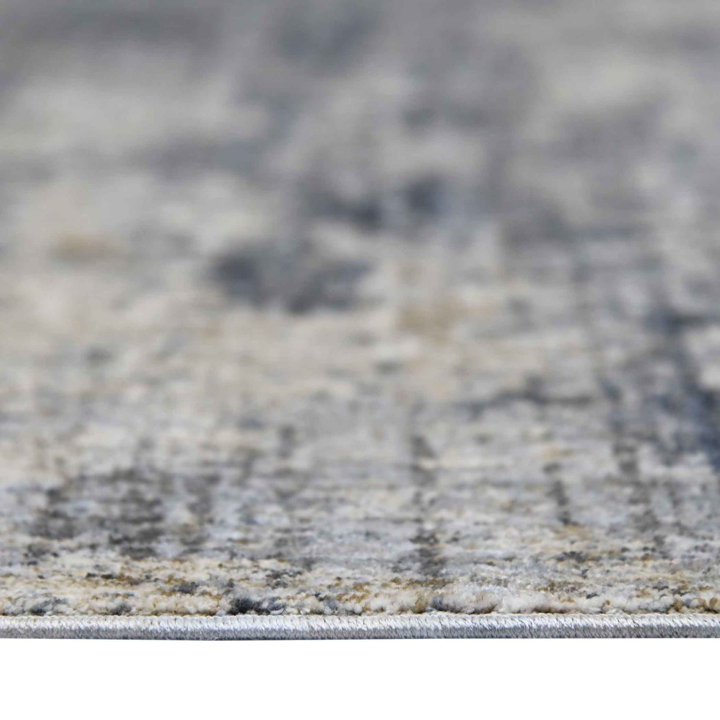 8 x 10 Gray & Ivory Power Loom Rug