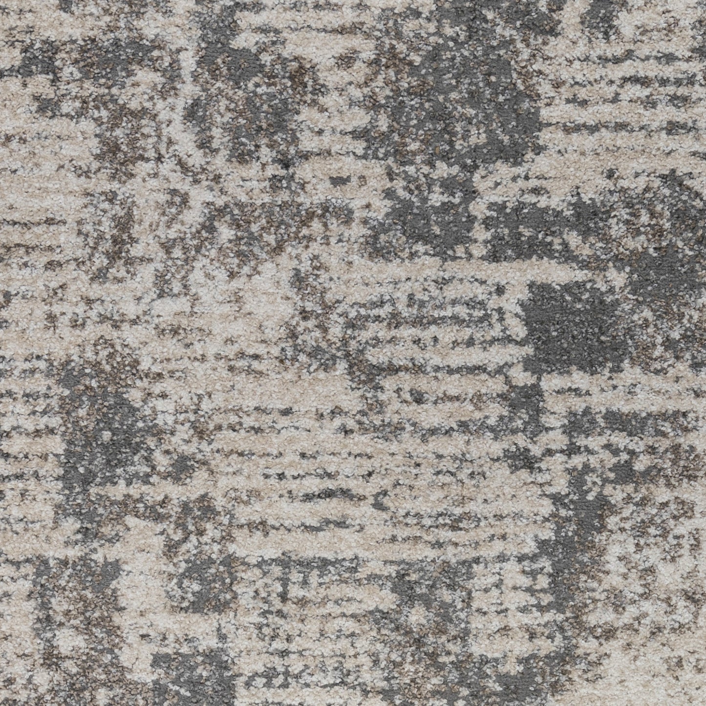 8 x 10 Gray & Beige Power Loom Rug