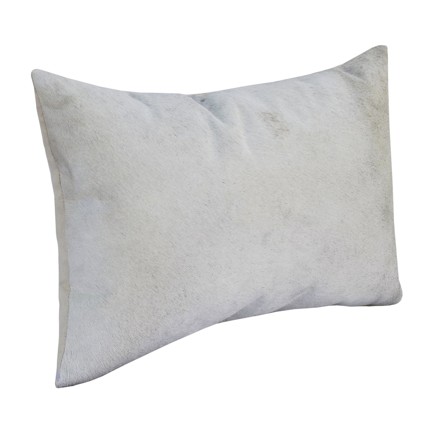 Ivory Faux Leather Pillow