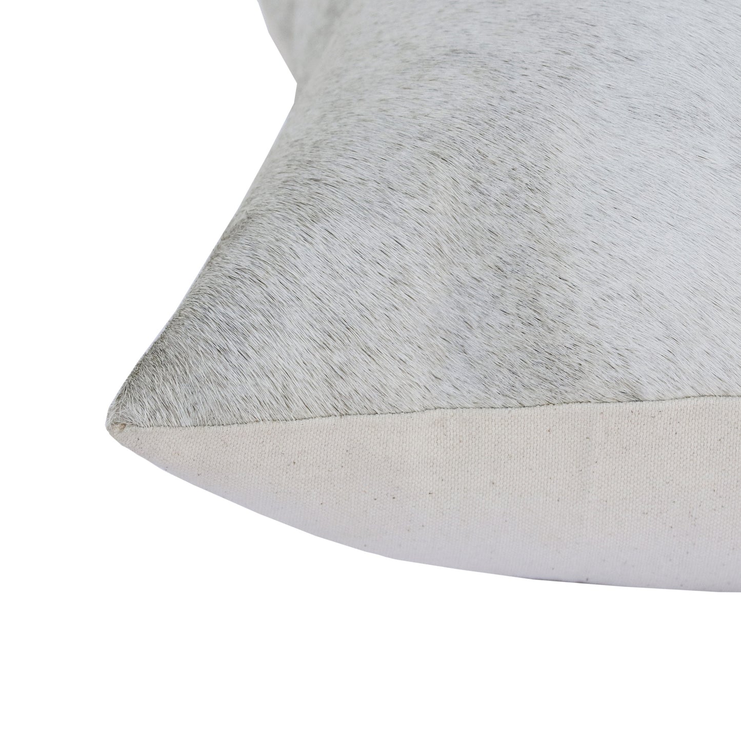 Ivory Faux Leather Pillow