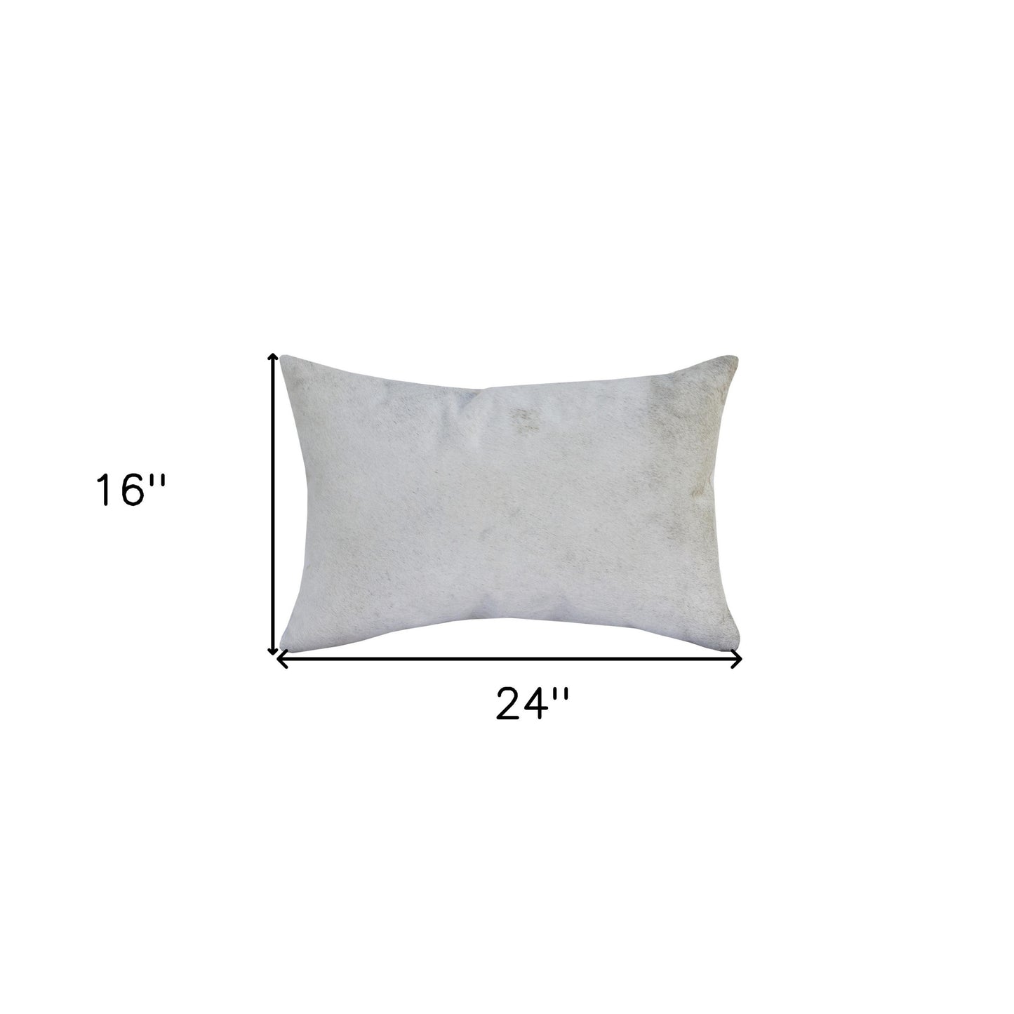 Ivory Faux Leather Pillow