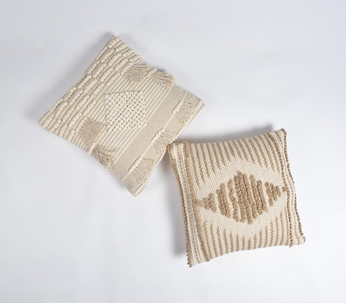 Beige & Brown Diamond Cotton Blend (Cover Only)