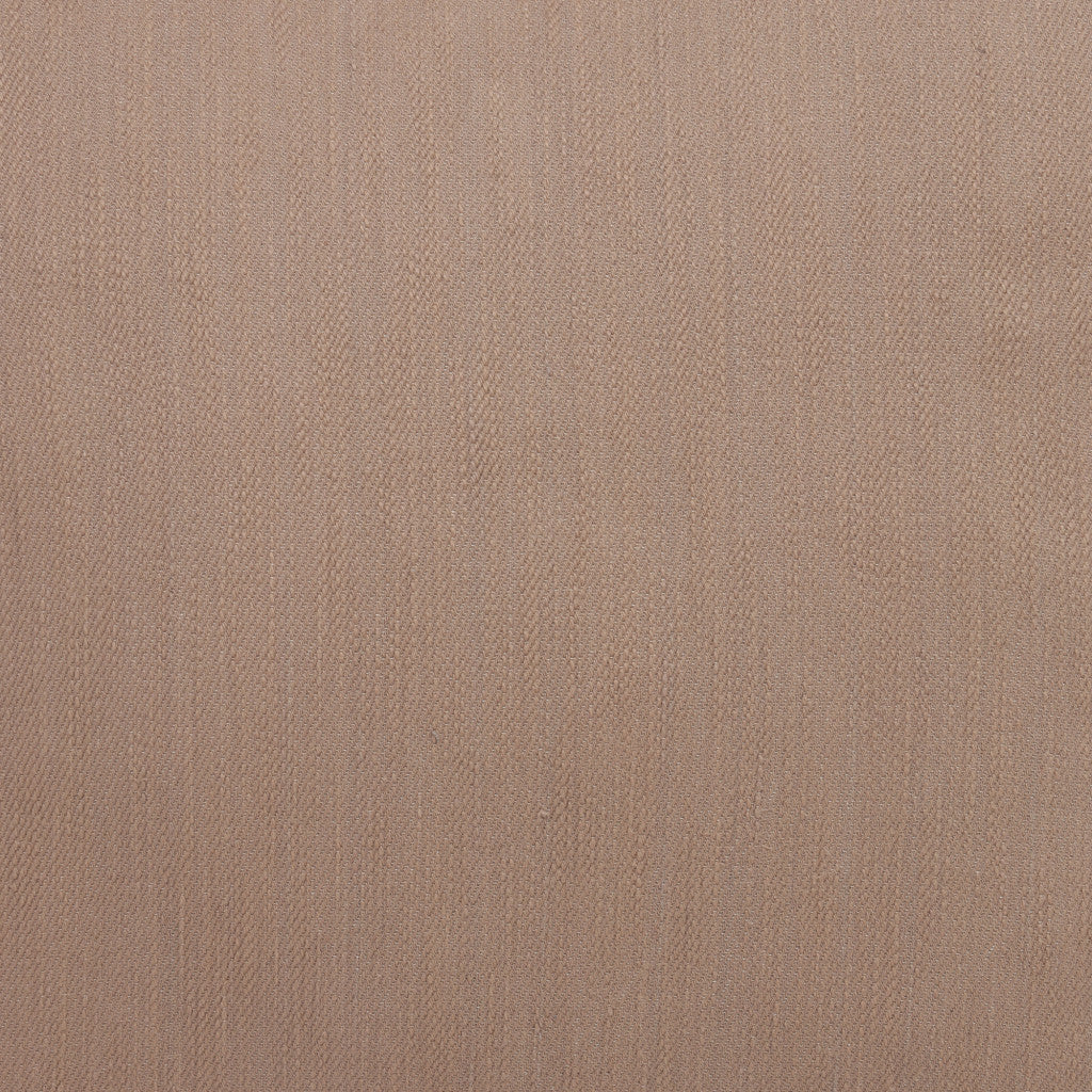 Brown Cotton Pillow w/ Buttons